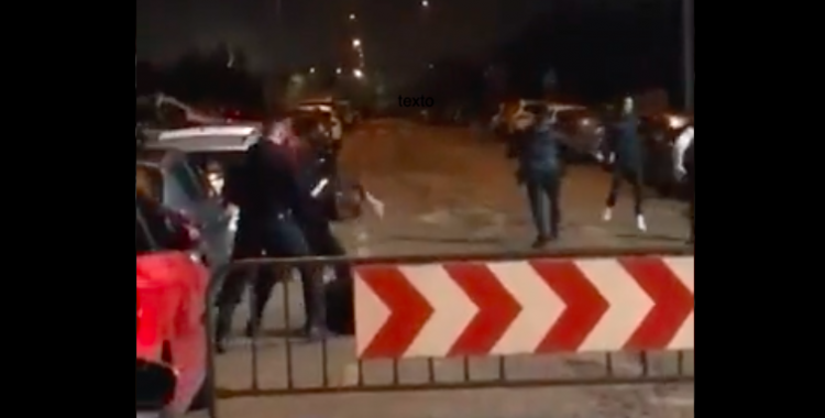 Captura de pantalla del vídeo de l'agressió | Cedida 